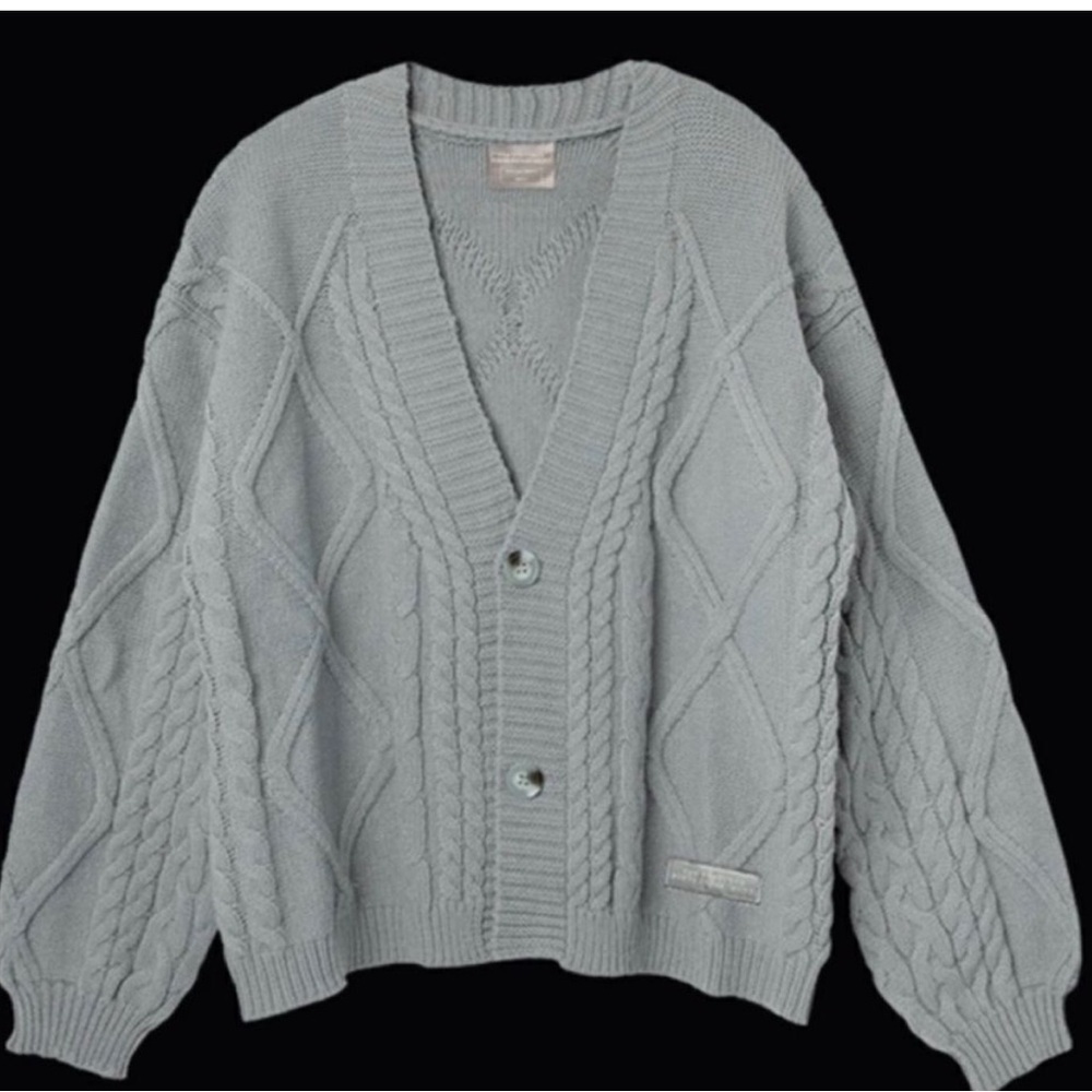 Taylor Swift The Tortured Poets Department Gray Cardigan NWT XL/2XL